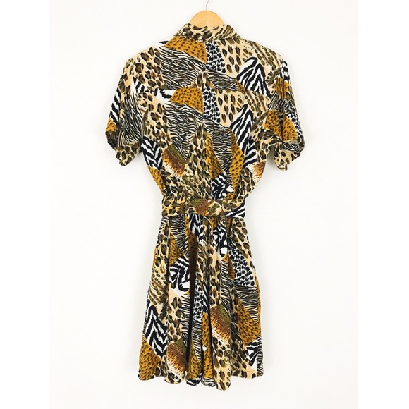 Vintage 💫 Mixed Animal Print Romper - Picture 12 of 14